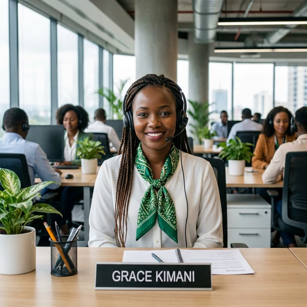 Kenyan Customer Care Agent